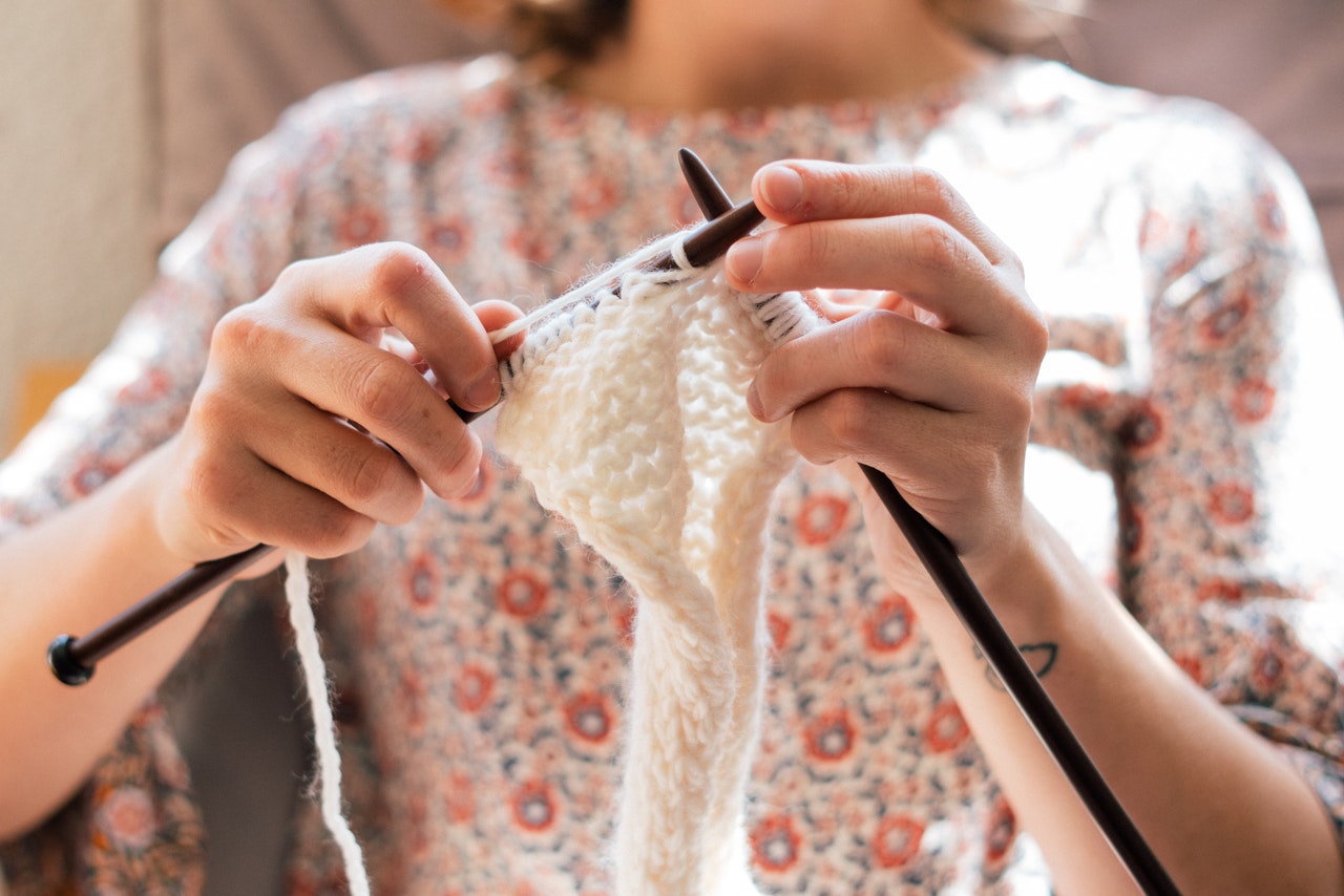 Knitting KnitWits Preemie Winter Blanket